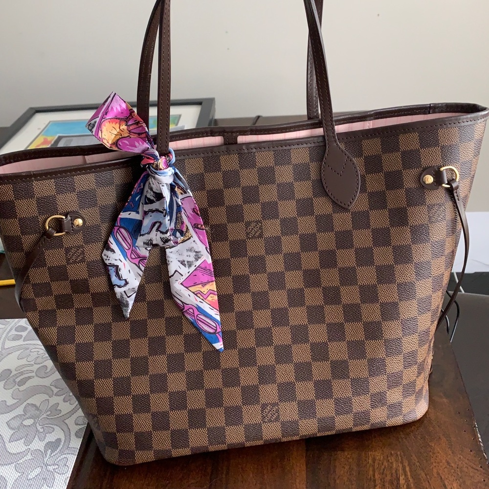 Louis Vuitton Neverfull MM ROSE BALLERINE